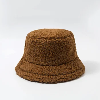 Teddy Ėriukų varlė skrybėlę kibiro kepurę Sutirštės Šiltas Žiemą, Skrybėlės Moterims variklio dangčio Bžūp Lady Bob Panama Lauko Pliušinis Žvejys Skrybėlę