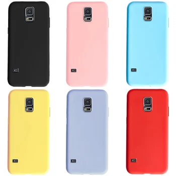 Telefono dėklas Samsung Galaxy S5 S 5 Galaxys5 Samsungs5 SV I9600 SM G900 G900F G900FD SM-G900F Minkštos TPU Galinį Dangtelį 5.1 colių Atveju