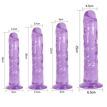Tikroviškas Penis Didžiulis Dildo siurbtukas Analinis Penis Klitorio Stimuliatorius Želė Penis Sekso Žaislai Moterims, Moteriška Masturbator
