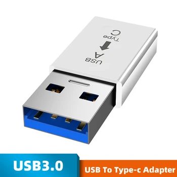 Tipas-C Su USB 3.0 Adapteris USB C moterį, USB 3.0 Vyrų Konverteris C Tipo Jungtis 