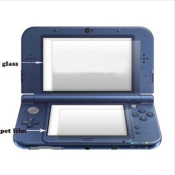Top Grūdintas Stiklas Naujas Nintendo 3DS XL/LL 3DSXL/3DSLL LCD Screen Protector Apačioje NAMINIŲ Aišku, Visiškai Padengti Apsaugine Plėvele Guard