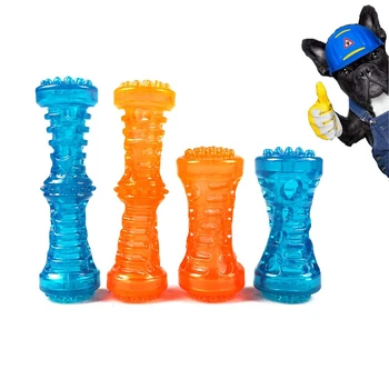 TPR Didelių Šunų Kaulų Gumos Pet Žaislas Patikimo kandimo-Atsparus Augintiniai Teethbrush Žaislai Traukinio Dantis Valyti Kramtomoji Perros Priedai