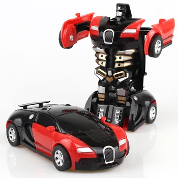 Transformacijos Robotas ABS Plastiko Žaislas Automobilių Susidūrimo Keičia Modelį, Vaikai Dovana