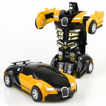Transformacijos Robotas ABS Plastiko Žaislas Automobilių Susidūrimo Keičia Modelį, Vaikai Dovana