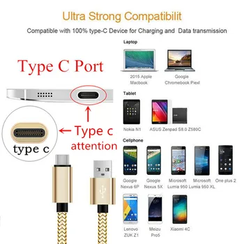 Trumpas 2m 3m Ilgio Tipas-C USB greito Įkrovimo Kabeliu Huawei Mate 20 lite P20 Pro Nova 5T 3i 9X Garbę 10 9 8 peržiūrėkite 20 Įkroviklis