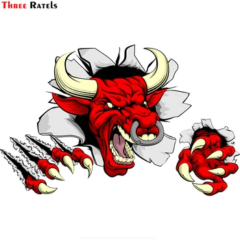 Trys Ratels FC898 3D karvė red bull 