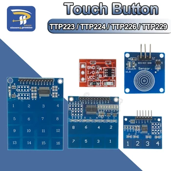 TTP223/TTP224/TTP226/TTP229 Stumtelėti Skaitmeninio Touch Jungiklis Jutiklis Skaitmeninis 1/4/8/16 kanalo Palieskite Klavišą 