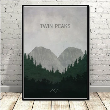 Twin Peaks Serialas Rodo, Klasikinio Filmo, Anime, Plakatų Ir grafikos Paveikslai Tapyba Meno Siena Nuotraukas Kambarį obrazy plakat