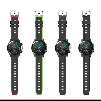 UEBN 22mm Silikoninė Apyrankė Diržu, HUAWEI ŽIŪRĖTI GT 2 46mm/GT Aktyvus 46mm GARBĘ Magic Band Apyrankę GT2 Smartwatch Watchband