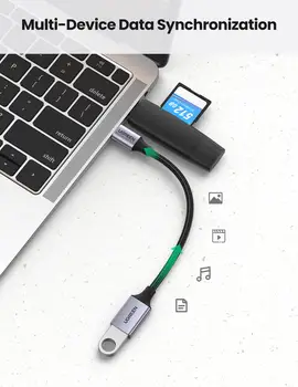 UGREEN USB C su USB 3.0 Adapteris C Tipo OTG Kabelis Thunderbolt 