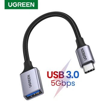 UGREEN USB C su USB 3.0 Adapteris C Tipo OTG Kabelis Thunderbolt 