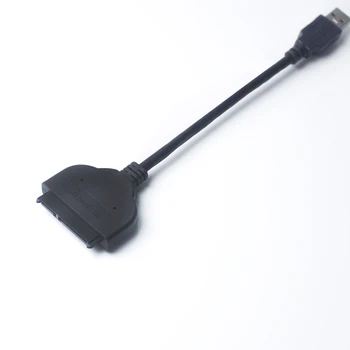 ULT-Geriausias SATA Adapteris USB 3.0 prie Serial ATA 22pin Keitiklio Kabelį, Išorinį Kietąjį Diską Diskas Standžiojo Disko for 2.5