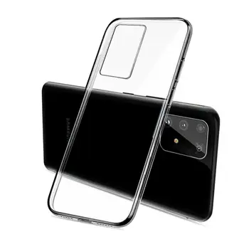 Ultra Plonas Aiškus Skaidrus, Minkštos TPU Case For Samsung Galaxy A91 A81 A71 A51 Telefono Padengti