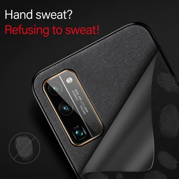 Ultra-plonas Audinys, Tekstūra Magnetinis Laikiklis Telefoną Atveju Huawei Honor 30 20 9 P40 30 P20 Lite Pro Luxuy Silikono Medžiaga Padengti