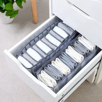 Underwear Storage Box with Compartments SocksBra Underpants Organizer Drawers Divider Box Storage Box Cabinet Drawer Divider