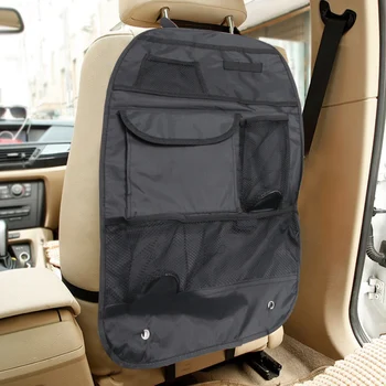 Universali Vandeniui Automobilio galinės Sėdynės Organizatorius Saugojimo Krepšys Multi Pocket Kabo Maišelis Asorti Automobilių Reikmenys Juoda 58x38cm