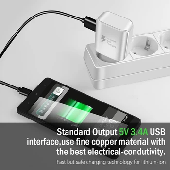 Universalus Greitas USB Įkroviklis ES MUMS Plug Kelionės Sienos Mobiliojo Telefono, Kroviklio Adapteris, Skirtas 