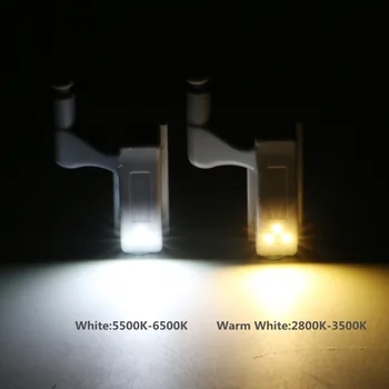 Universalus Lankstas LED Jutiklis Šviesos Virtuvės, Miegamojo Kambarį Spinta Spinta Spinta Spinta 0.25 W Vidinės Šviesos Mini Naktį Lempa