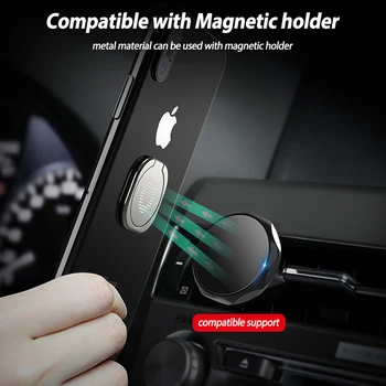 Universalus Magnetinis Mobilusis Telefonas, Žiedas Lizdas Automobilinis Telefono Laikiklis Telefonu Priedai Automobilinis Stovas Laikiklis Parama iPhone Samsung