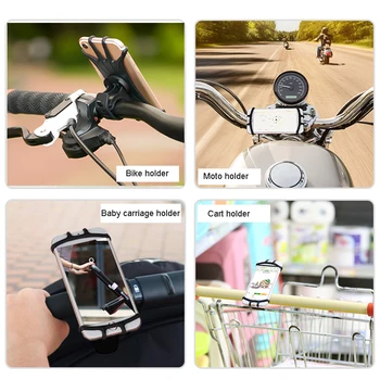 Universalus Motocycle Dviračių Mobiliojo Telefono laikiklis iPhone Samsung 
