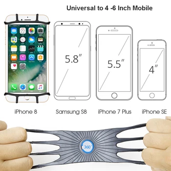 Universalus Motocycle Dviračių Mobiliojo Telefono laikiklis iPhone Samsung 