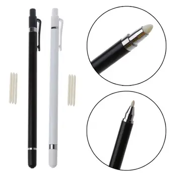 Universalus pieštukas Dual Minkštas Plunksnos Jutiklinis Ekranas Capacitive Stylus Pen for Mobile 