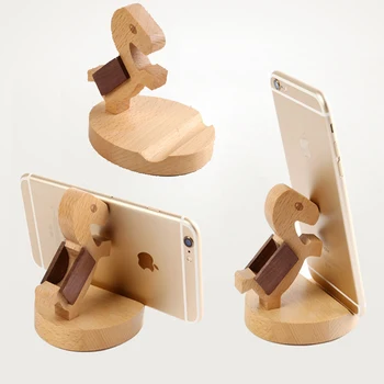 Universalus Unikalių Medinių Kufung Stiliaus mobilusis telefonas Laikiklio Stovas-Laikiklis, Skirtas iPhone Samsung XiaoMi Išmaniųjų Telefonų, Nešiojamų