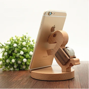 Universalus Unikalių Medinių Kufung Stiliaus mobilusis telefonas Laikiklio Stovas-Laikiklis, Skirtas iPhone Samsung XiaoMi Išmaniųjų Telefonų, Nešiojamų