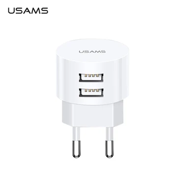 USAMS 5V 2.1 Dual USB Kroviklis skirtas 