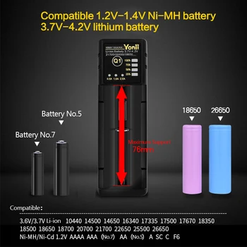 USB 18650 Baterija, 