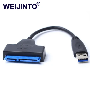 USB 3.0 prie Sata adapteris keitiklis kabelis 22pin sataIII į USB3,0 adapteriai 2.5