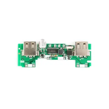 USB 5V 2A Mobiliojo Galia Banko Kroviklio Modulis Ličio Li-ion 18650 Akumuliatoriaus Įkrovimo Valdybos LED Indikatorius Nauja Versija