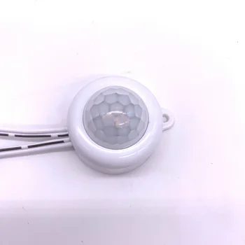 USB 5V Judesio Jutiklis Šviesos diodų (LED) Naktį Šviesos luminaria Virtuvė Šviesos Lova Lempos PIR USB LED Juostelės Juosta Pagal Kabineto Naktiniai Šviestuvai