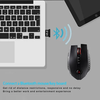 USB Bluetooth Dongle Adapterį 5.0 KOMPIUTERIO, Nešiojamojo Kompiuterio Garsiakalbis 