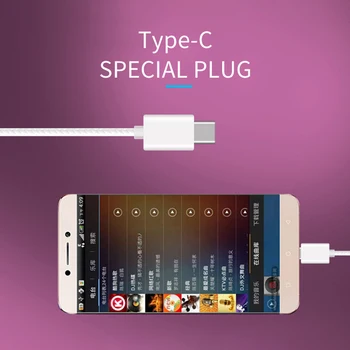 USB C Tipo Ausines Laidines Ausines lotus Su Mikrofonu C Tipo Ausinių Už Huawei 30 P20 Pro Oneplus 6+ 7