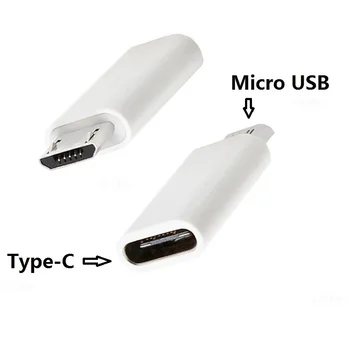 USB-C Tipo-C-Micro USB-B 3.0 Duomenų Įkrovimo Kabelis Adapteris Keitiklis USB C Tipo Moterų vyrams Samsung 