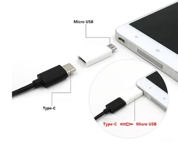 USB-C Tipo-C-Micro USB-B 3.0 Duomenų Įkrovimo Kabelis Adapteris Keitiklis USB C Tipo Moterų vyrams Samsung 