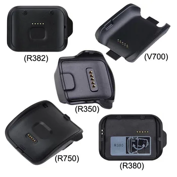 USB Doko, Įkroviklis Adapteris Įkrovimo Kabelis Samsung Galaxy Pavarų V700 2/S Tinka R350 / R380/ R750/ Live R382 Išmaniųjų Laikrodžių Apyrankės