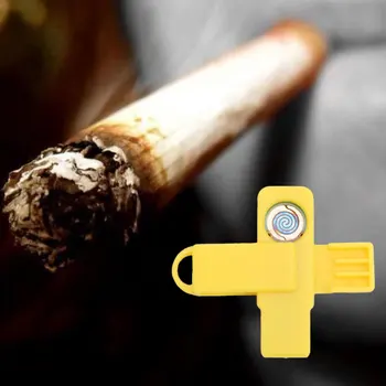 USB Elektros Kelionės Ccigarette Lengvesni Vėjo Žiebtuvėlių, Rūkyti Priedai