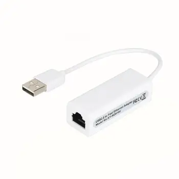 USB Ethernet Adapter USB 2.0 Tinklo Kortelę, RJ45 Lan, jei Win7/Win8/Win10 Nešiojamas Ethernet USB 2.0 Į RJ45 Hub Adapteris