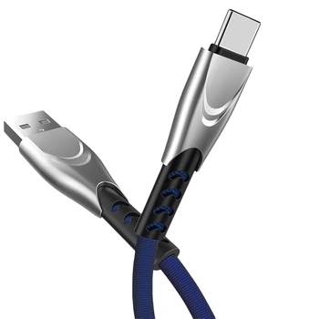 USB Kabelis 5A Greitas Įkroviklis Aliuminio Lydinio Duomenų Sinchronizavimo Įkrauti Iphone XR Xs Max 8 8Plus 7 7Plus 6 6s 6s Plius 5 5s SE HUAWEI