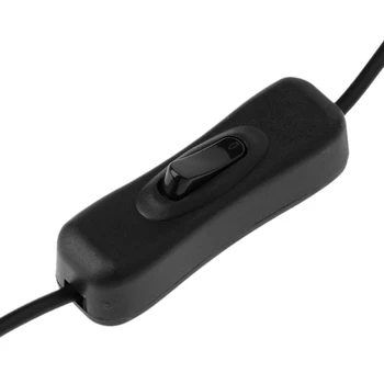 USB prailginimo Kabelis ON OFF Jungiklis PC USB Ventiliatorius LED Lempos, Įkroviklis, Aviečių Pi