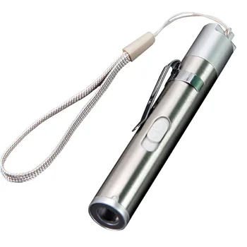 USB Taktinis Gydytojai Žibintuvėlis LED Žibintuvėlis Pen USB Įkrovimo Statyti Baterija Pen Šviesos Kabinti Su Medicinos Fashlight