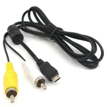 USB Vyrų ir 2 RCA Male AV Adapteris, Garso ir Vaizdo Kabelis Laido 140cm Telefono