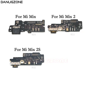 USB Įkrovimo Dokas Lizdas Kištukinis Uosto Jungtis baterijos Valdybos Flex Kabelis Xiaomi Mi Max 2 3 Mygtukai 1 / Mix 2 2S