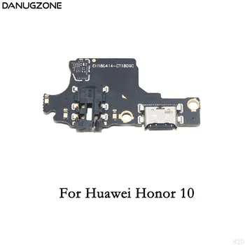 USB Įkrovimo Dokas Uosto Kištukinis Jungtis baterijos Valdybos Ausinių Audio jungtis Flex Kabelis Huawei Honor 10 Lite