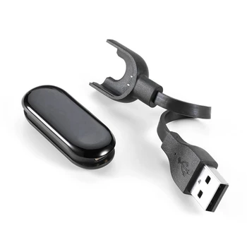 USB Įkrovimo Kabelis Mi Band 3 Įkroviklio Laido Pakeitimo Smart Adapter Xiaomi MiBand 3 Įkrovimo Kabelis, Riešo Dirželis su Silikono