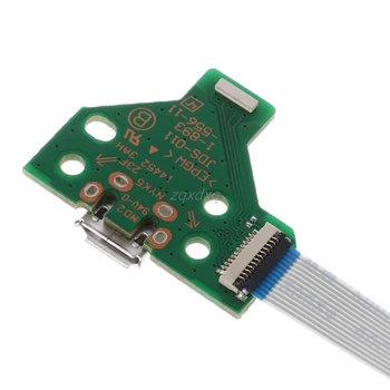 USB Įkrovimo lizdas kištukinis Lizdas Valdybos JDS-011 Už PS4 Valdiklis Su 12 Pin Kabelis liepos 201 Lašas laivas
