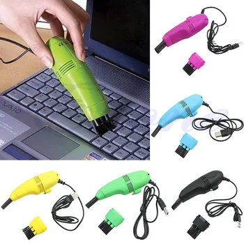 USB Įtaisus, Kompiuterių Dulkių Mini USB Klaviatūra Švaresnis Nešiojamas Šepetys Dulkių Valymo Rinkinys