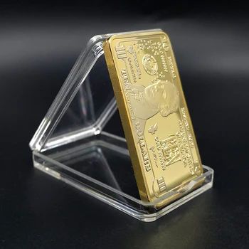 USD 1 2 10 20 100 10000 Dolerių Aukso 24k Gold Bar Amerikos Metalo Monetos, Aukso Barai USD